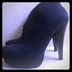 Navy Blue Booties